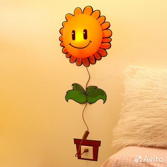 Лампа-ночник настенная, 2 персонажа