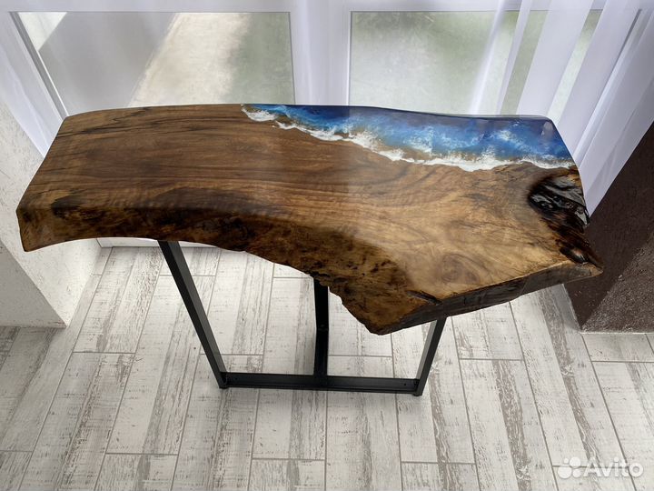 Стол слэб из эпоксидной смолы