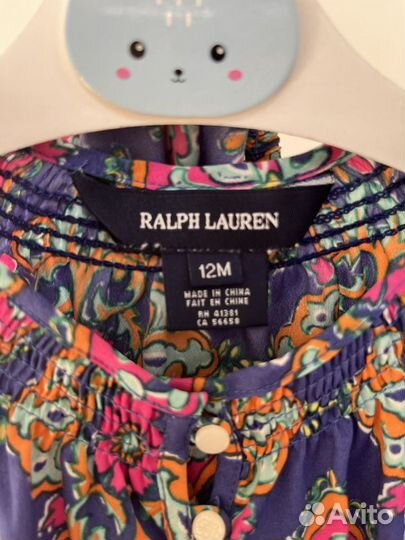 Платье Ralph Lauren, размер 12-18м