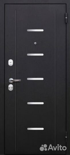 Дверь входная 7,5 Гарда Муар Царга лиственница беж