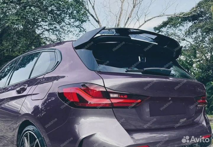 Спойлер BMW 1 F40 HB M Sport черный глянец