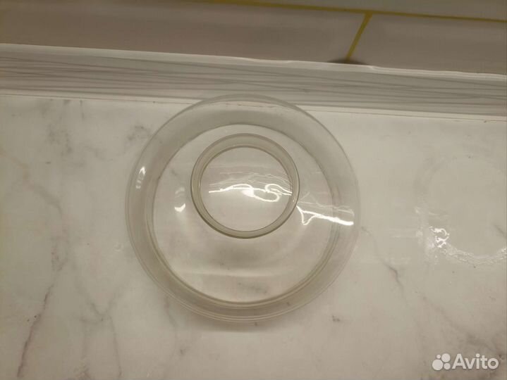 Крышка стеклянная от кастрюльки для микроволновки