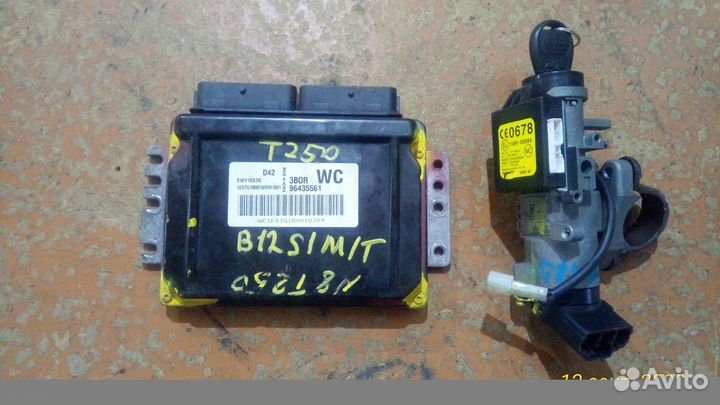 Эбу мозги шевроле авео т250 1.2 B12S1