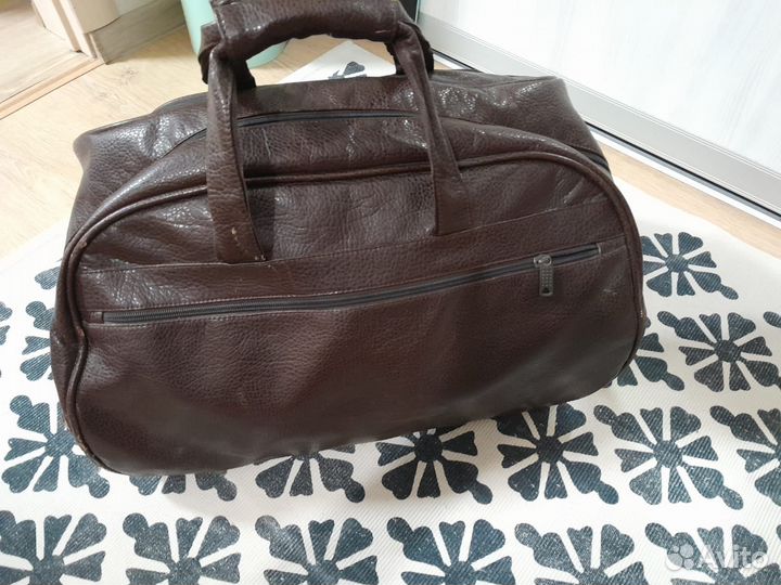 Саквояж кожаный