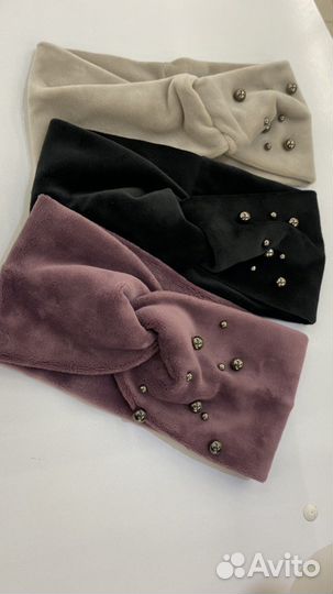 Теплые повязки на голову. Ободки