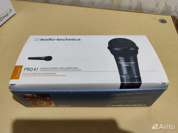 Микрофон динамический audio-technica pro 41