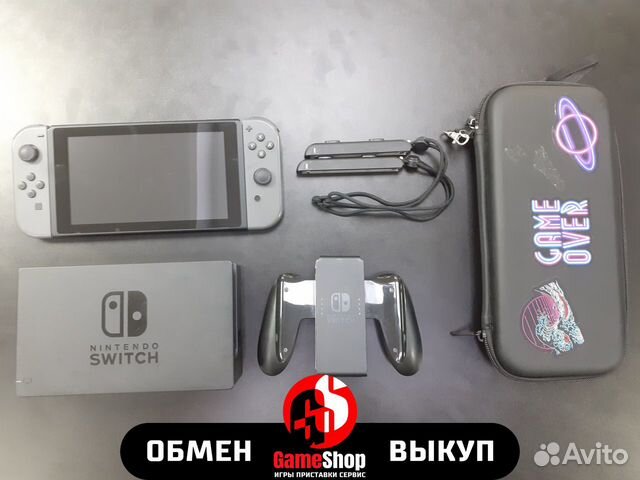 Nintendo Switch (2 ревизия) + 20 игр