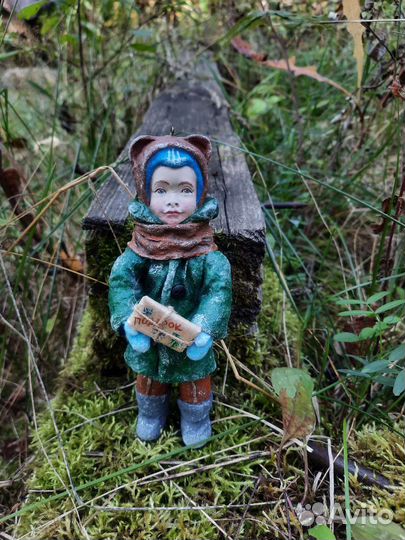 Ватные игрушки на ёлку