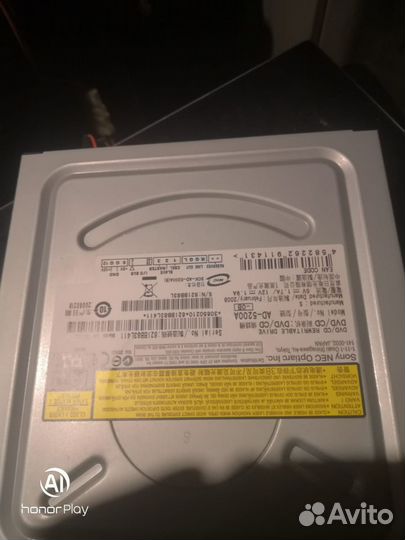 Пишущий dvd rw Sony Nec Optiarc AD-5200A IDE, udma