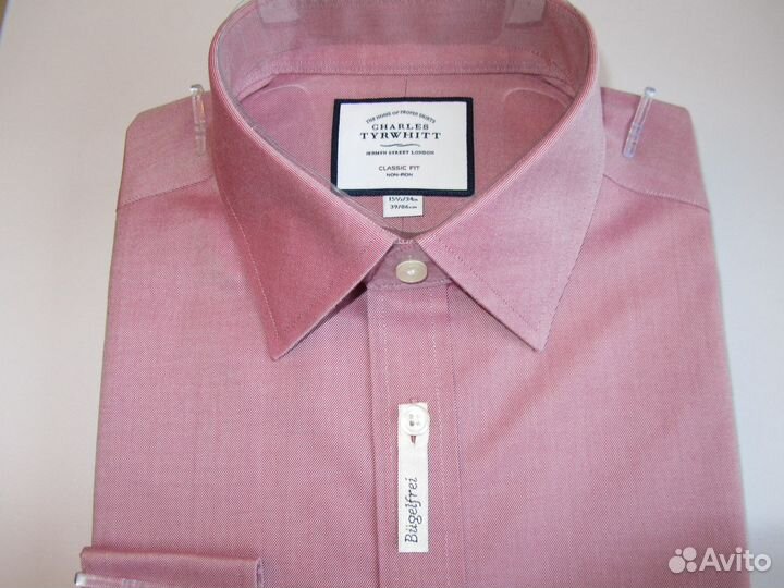 Рубашка Charles Tyrwhitt non iron clasic fit 39\86