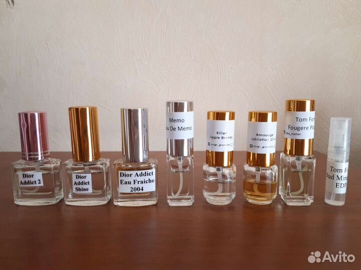 Парфюм Dior, Tom Ford, Kilian, Micallef, Byredo