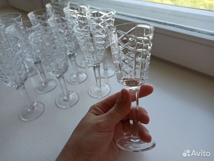 Хрустальные бокалы СССР 5 шт