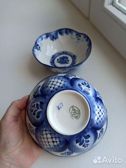 Салатники гжель