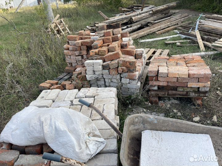 Кипич красный, белый бу