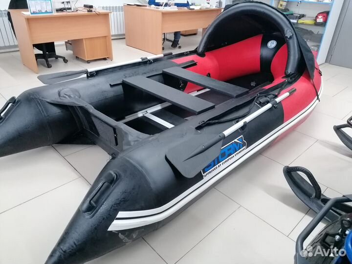 Лодка пвх Stormline Adventure Standard 400 красная