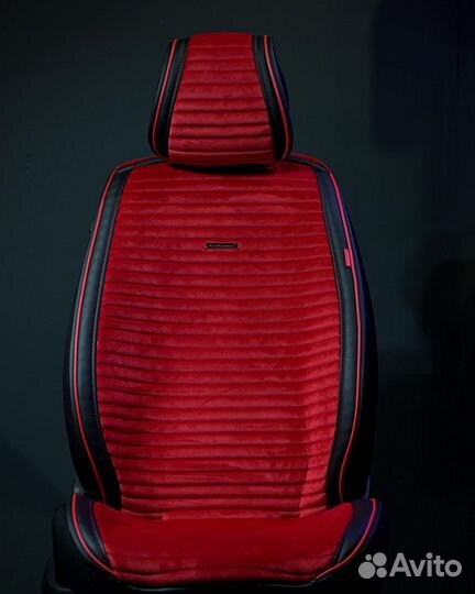 Накидки на передние кресла автомобилей велюр