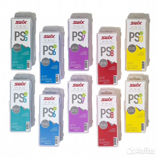 Парафин swix PS6 Blue -6C/ -12C, 180g