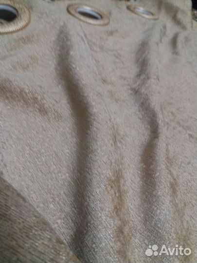 Штор Grand (Золотой) +24 кольца в подарок