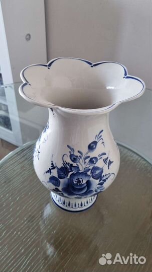 Ваза для цветов Гжель