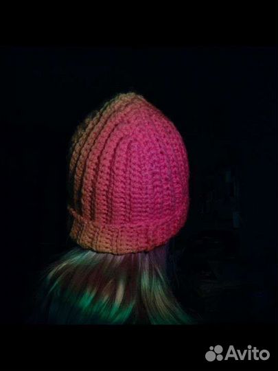 Шапка женская вязаная ручная работа