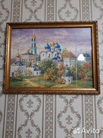 Картина вышитая крестиком