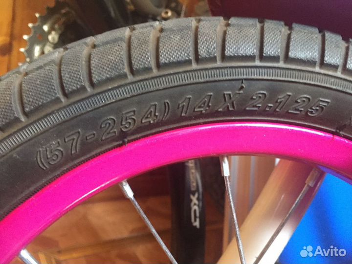 Детский велосипед Sofia MaxxPro 14 бело-малиновый