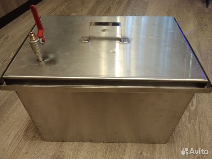 Коптильня для горячего копчения из нержавейки 2 мм