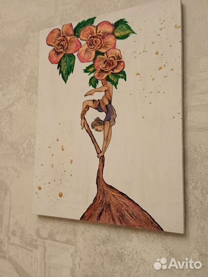 Интерьерная картина текстурная