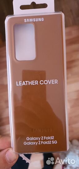Чехол кожаный для z flip2