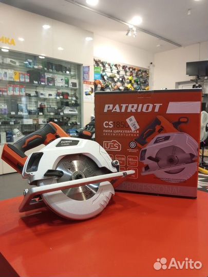 Аккумуляторная циркулярная пила patriot CS 185UES