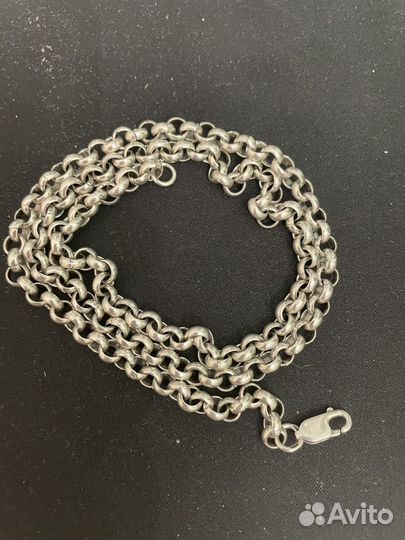 Серебряная цепь chopard