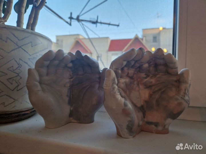 Кашпо, статуэтки, изделия из гипса