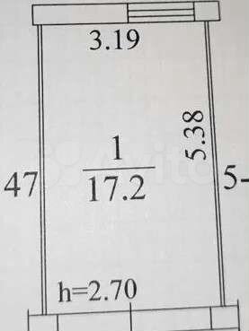 Гараж, 17 м²