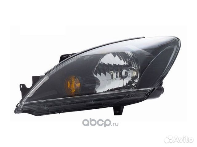 Фара левая Mitsubishi Lancer 9 (Черная)