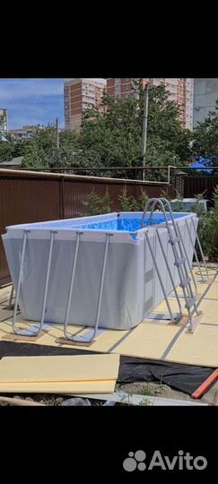 Каркасный бассейн intex