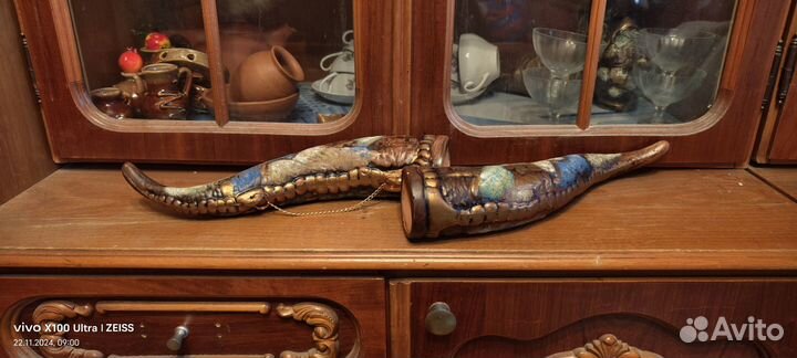 Рога глиняные