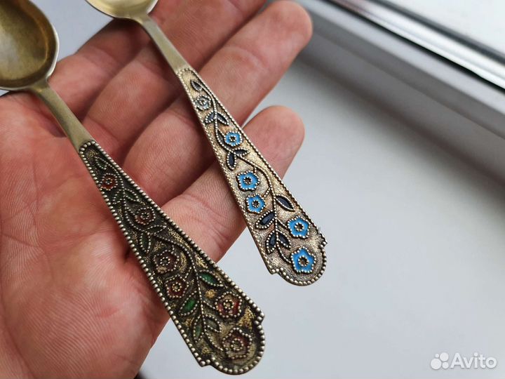 Серебряные чайные ложки СССР