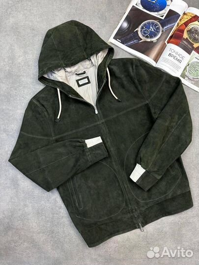 Куртка Brunello Cucinelli натур. замш