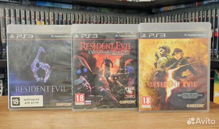 Диск PS3, Resident Evil 5 GE, Operation RC, RE 6