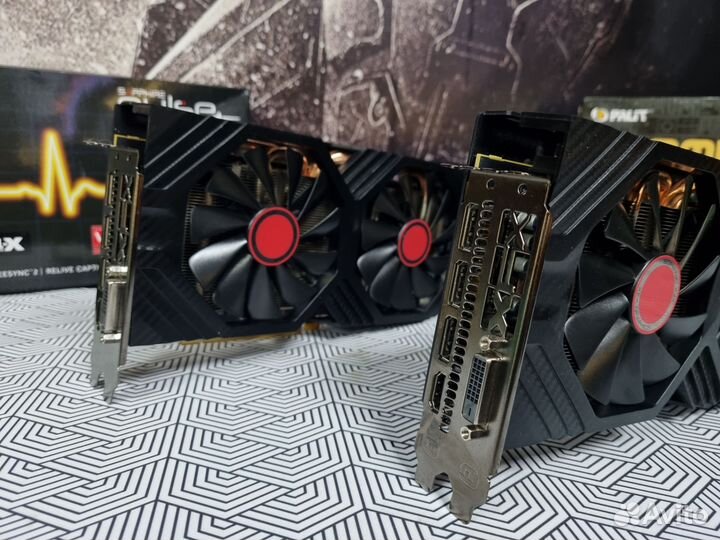 Видеокарты RX 580 8GB 2304SP
