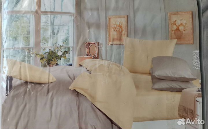 Комплект постельного белья, сатин. 1,5-спальный