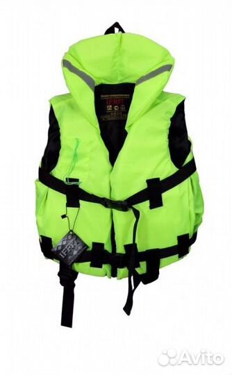 Жилет спасательный сертифицированый Ifrit, лайм, д