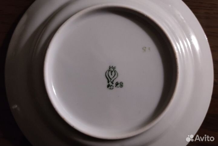 Чайный сервиз с ёлочками на 6 персон новый