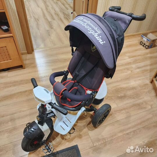 Детский трехколесный велосипед lamborghini