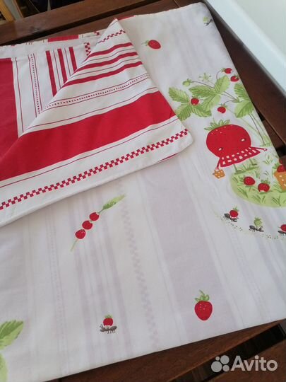 Комплект постельного белья с бампером IKEA