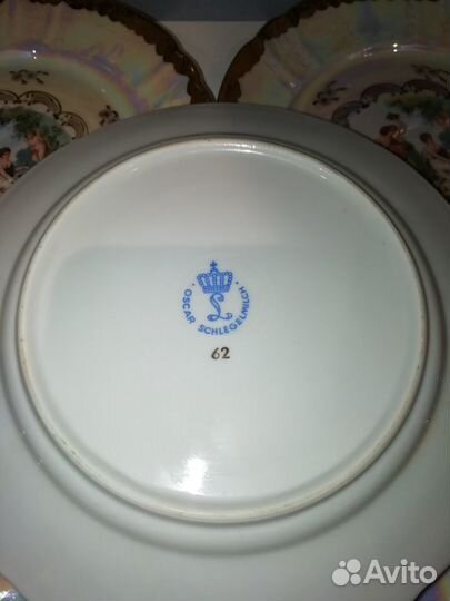 Тарелки десертные фарфоровые Oscar Schlegelmilch