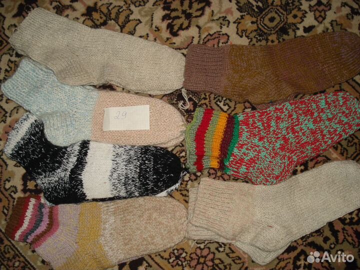 Носки теплые ручная работа