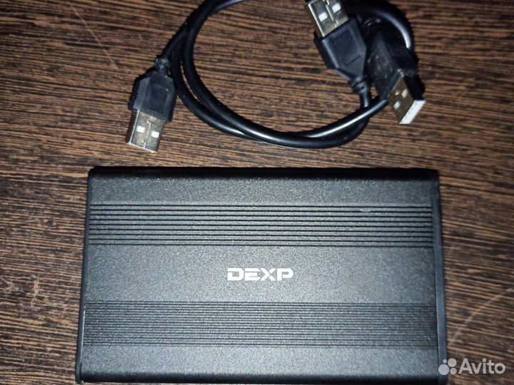 Внешний бокс для ssd 2.5, hdd 2.5 dexp