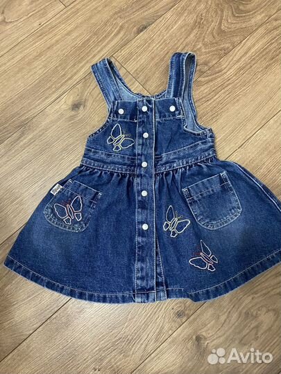 Сарафан джинсовый для девочки 18-24м