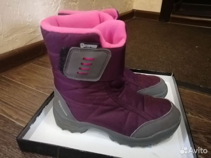 Ботинки зимние для девочки 35 размера